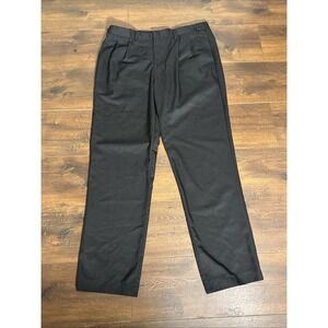 Edwards Tuff Tested Work Pants Men's Black Size 38ULx34 Flat Front Trousers